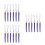 18Stk Purple Graduation Tassels, Sichere Abschlussfeier- 8