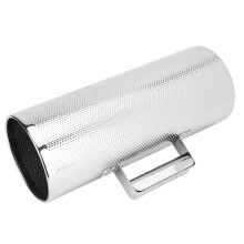 Metal Guiro Stainless Steel Percussion Instrument with Handle for Bright Resonant Sound
