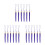 18Stk Purple Graduation Tassels, Sichere Abschlussfeier- 6