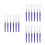 18Stk Purple Graduation Tassels, Sichere Abschlussfeier- 10