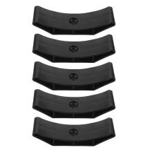 5Pcs Lightweight Hollow Dumbbell Rack Brackets Black Noise-Dampening