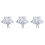 3St Verstelbare Witte Ruffle Nekband Polyester Feest En 9