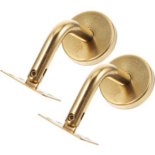 2St Railing Brackets Goud Rvs Duurzaam Voor Trapleuning