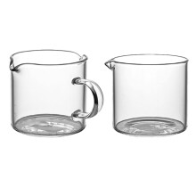 6St Set Mini Koffieglas Met Transparante Glazen Melkbekers Voor Opslag