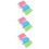 9Pcs Shower Bath Gloves Exfoliating Rayon Scrubber Assorted Colors 8