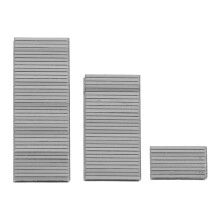 80Pièces Accessoires Réparation Volet Clips Lames Acier Inox Argenté
