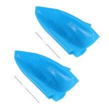 2Sets Silicone Haarverf Caps Met Haakjes Voor Salon En Thuisgebruik