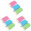 9Pcs Shower Bath Gloves Exfoliating Rayon Scrubber Assorted Colors 2