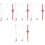4Sets Polshorloge PU Sieraad Set Roze 5