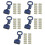 5Sets Poop Scooper Plastic Outdoor Gebruik 8