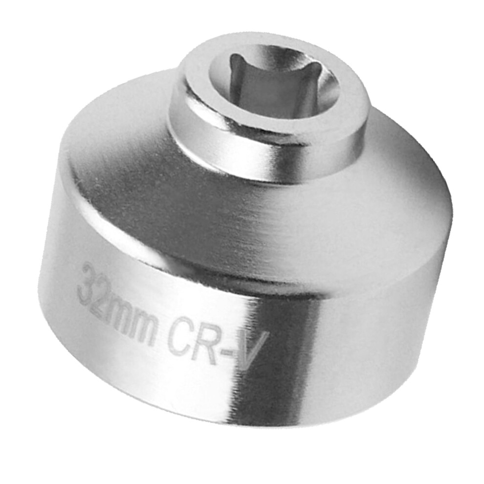 32Mm Low Profile Oil Filter Wrench 6Point Steel Socket For Vw Audi Gm Ecotec Tdi Polaris 9113335627352