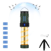 Mosquito Repellent Lamp USB Rechargeable 3in1 Waterproof Bug Zapper Light for Camping