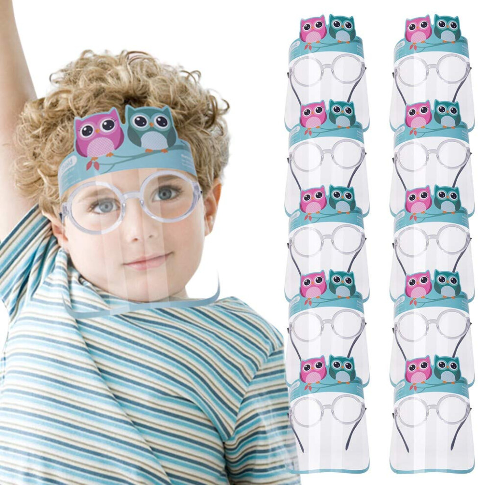Kids Face Shield With Crystal Clear Visibility, Antifog, Washable Reusable Transparent Mask For School 9113335627475