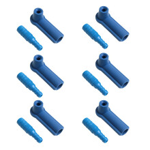 6Pcs Brake Bleeder Tool Kit for Cars and Trucks, OnePerson Quick Brake Fluid and Air Exchange