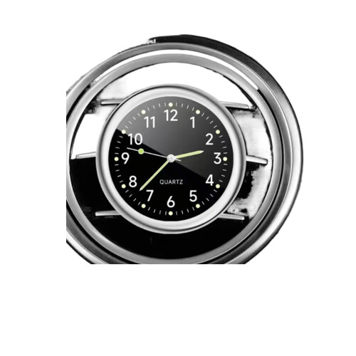 Car Dashboard Clock with Accurate Quartz Timekeeping, Stylish Design and Easy Adhesive Mount