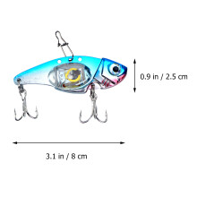 4Stk LED Angelköder Unterwasser Kunstköder Fischform Mit Haken