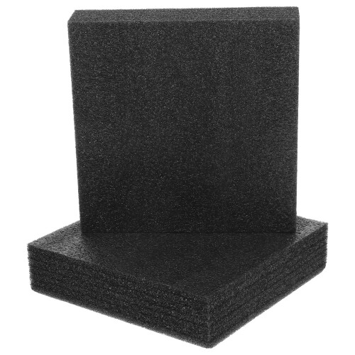 6Stk Schwarze Verpackungsschaumplatten Epe Leicht Gewichtsreduziert 2