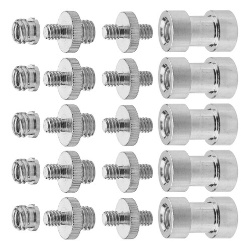 4Sets Adapter Metall 1/4-3/8 Befestigung