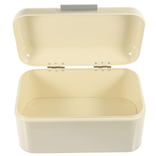 2Pcs White Bread Box Iron Snack Container for Easy Kitchen Storage 1