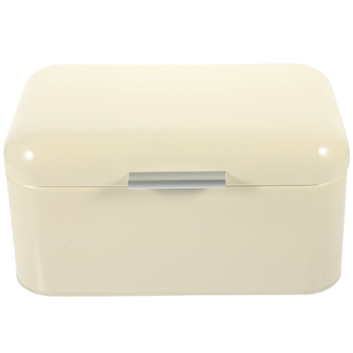 2Pcs White Bread Box Iron Snack Container for Easy Kitchen Storage 2