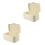 2Pcs White Bread Box Iron Snack Container for Easy Kitchen Storage 6