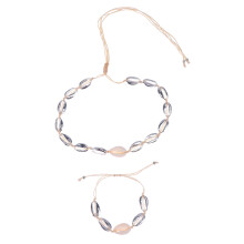 4Stk Silber Legierung Muschel Armband Schmuck Damen Alltag Eleganz