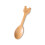 12Stk Nanmu Holz Löffel Beige Mini Eiscreme Löffel 11