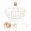 2 Pack Storage Basket Desktop Decoration Fruit Creative Fruittray 8