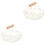 2 Pack Storage Basket Desktop Decoration Fruit Creative Fruittray 3