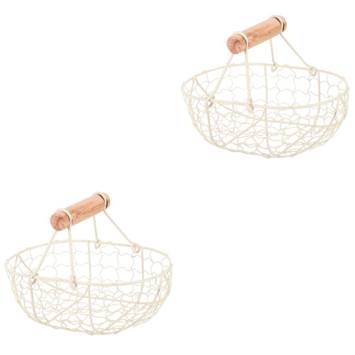 2 Pack Storage Basket Desktop Decoration Fruit Creative Fruittray 2