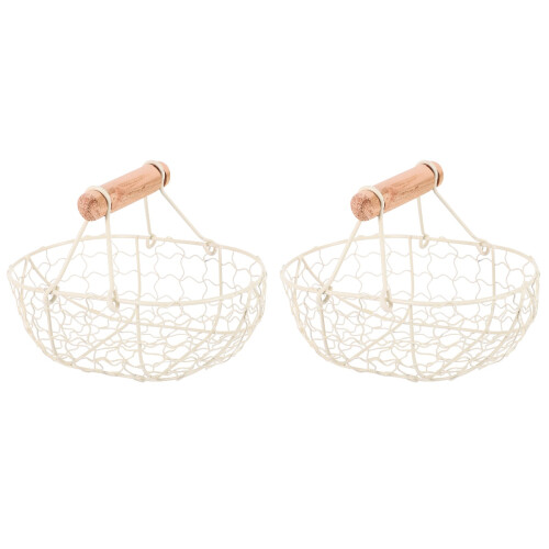 2 Pack Storage Basket Desktop Decoration Fruit Creative Fruittray 1