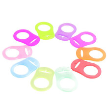 10Stk Baby Schnullerclip Silikon Halter Für
