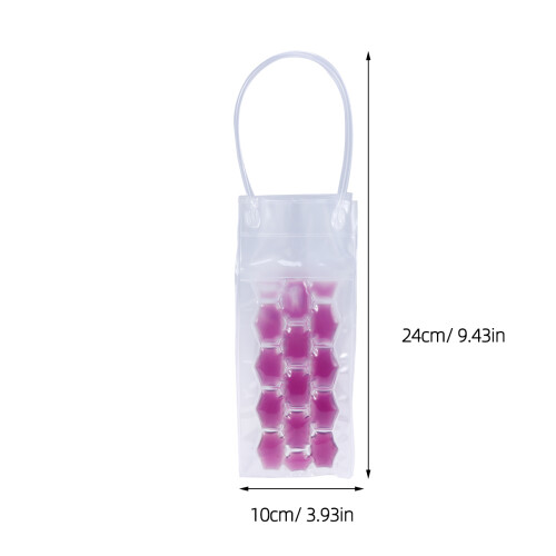 750Ml PVC Doppelseitige Weinflasche Tiefkühltasche 1