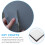 18Pièces Feutre Polyester Noir Pour Accessoires DIY Enfants 6