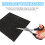 18Pièces Feutre Polyester Noir Pour Accessoires DIY Enfants 5