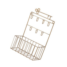 Panier De Rangement Mural Porte- En Bronze
