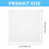 18Pièces Feutre Polyester Noir Pour Accessoires DIY Enfants 2