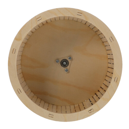 2Pièces Roue Hamster En Bois D’activité Silencieux