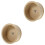 2Pièces Roue Hamster En Bois D’activité Silencieux 4