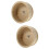 2Pièces Roue Hamster En Bois D’activité Silencieux 8