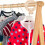 8Pièces Bébé En Bois Diviseur Tailles Vêtements 3
