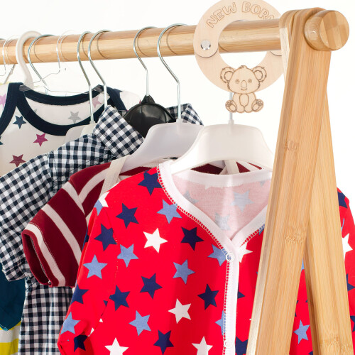 8Pièces Bébé En Bois Diviseur Tailles Vêtements 2
