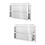 2Pcs Silver Stainless Steel Gutter Downspout Leaf Filter 9