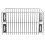 2Pcs Silver Stainless Steel Gutter Downspout Leaf Filter 3