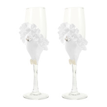 2Paires Verres De Mariage Pour Vin Rouge Jus