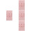 4Ensembles Enveloppante Rose Pour - , Lavable 8