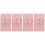 4Ensembles Enveloppante Rose Pour - , Lavable 6