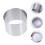 12Pcs Reusable Silver Round Cake Biscuit Mousse Moulds for Baking Use 11