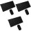 3Sets Silent Wireless Keyboard and Mouse Combo Black for Computer Use 5