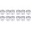 12Pcs Reusable Silver Round Cake Biscuit Mousse Moulds for Baking Use 5